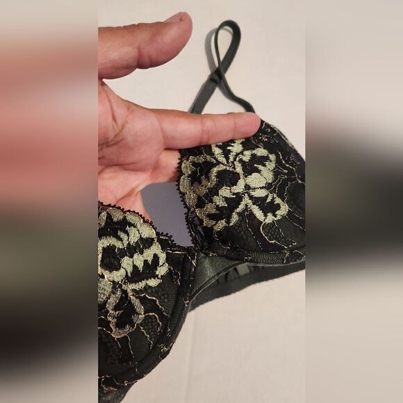 La Perla Green Lace Push Up Bra Size 34C - Picture 12 of 13